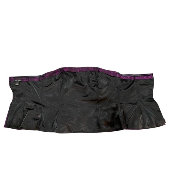 WHBM Bustier Strapless Top Purple/Amethyst Size 16 - Picture 5 of 6